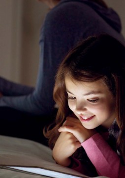Girl and Tablet