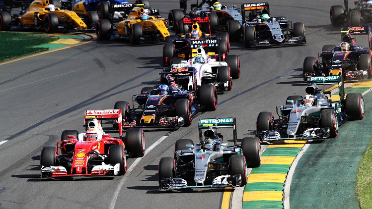 during the Australian Formula One Grand Prix at Albert Park on March 20, 2016 in Melbourne, Australia.