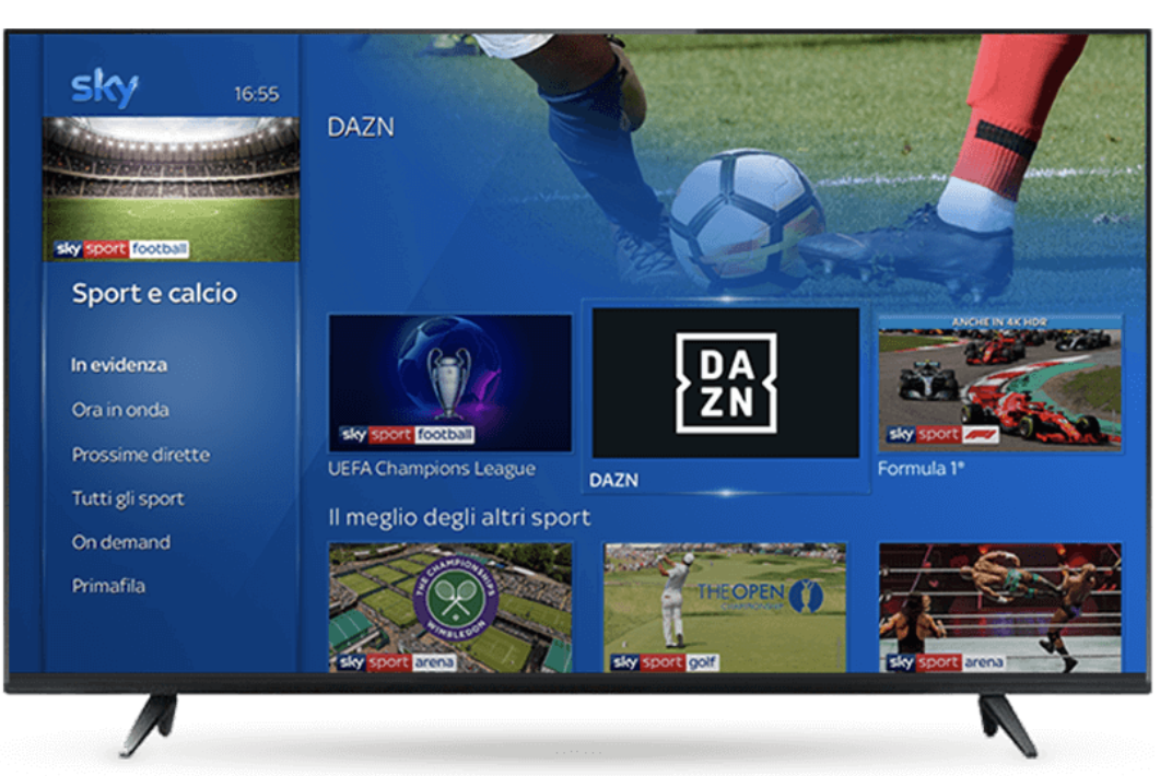 Dazn sky sports new arrivals