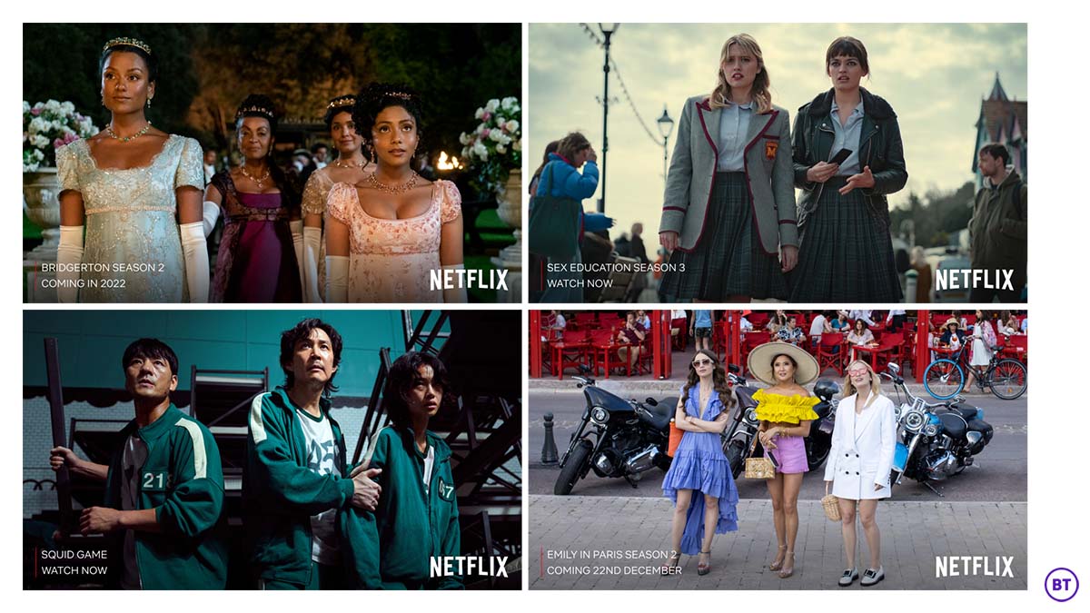 BT includes Netflix in expanded TV packages