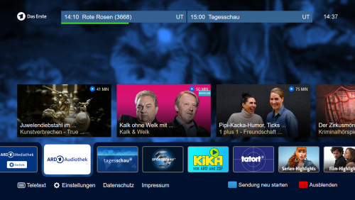 ARD adds radio portal to smart TVs via HbbTV