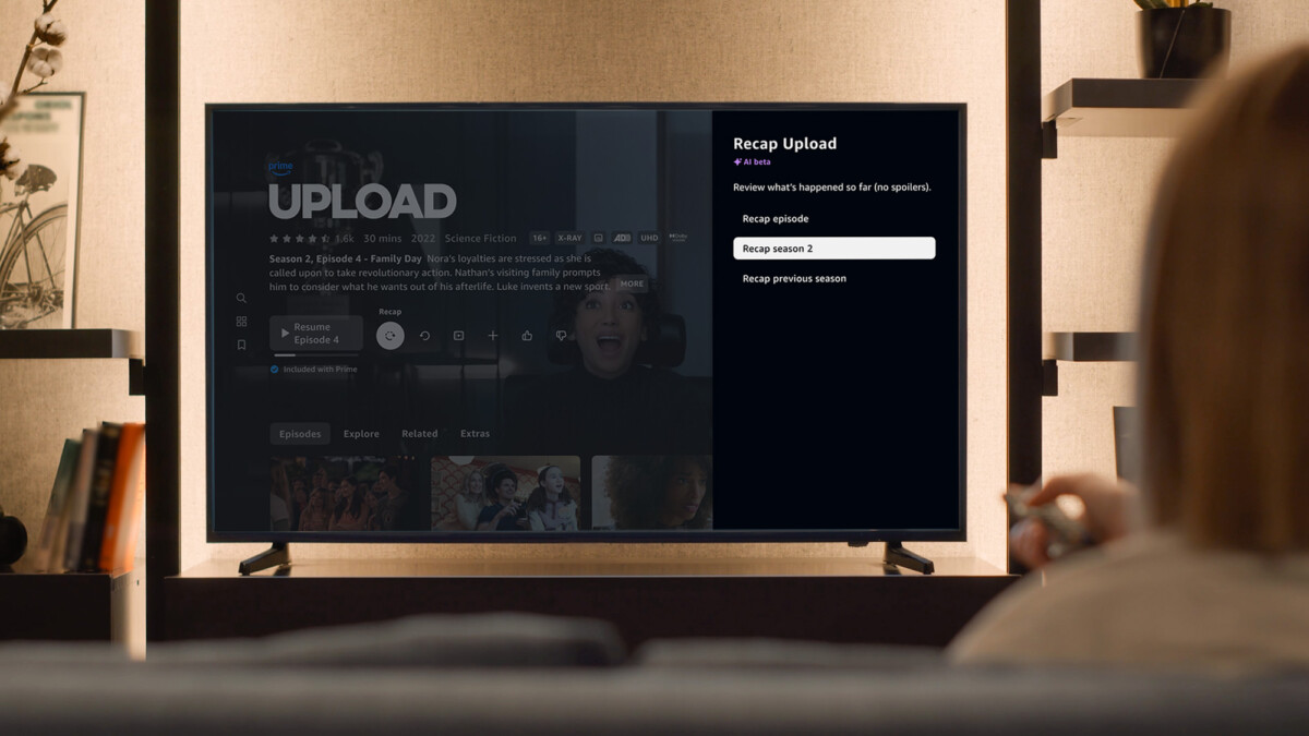 Previously on Amazon: debut for AI generated recaps