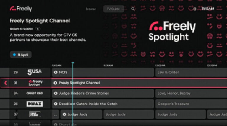 Freely Interface Freely opens new revenue stream for CTV OS partners with Spotlight Channels