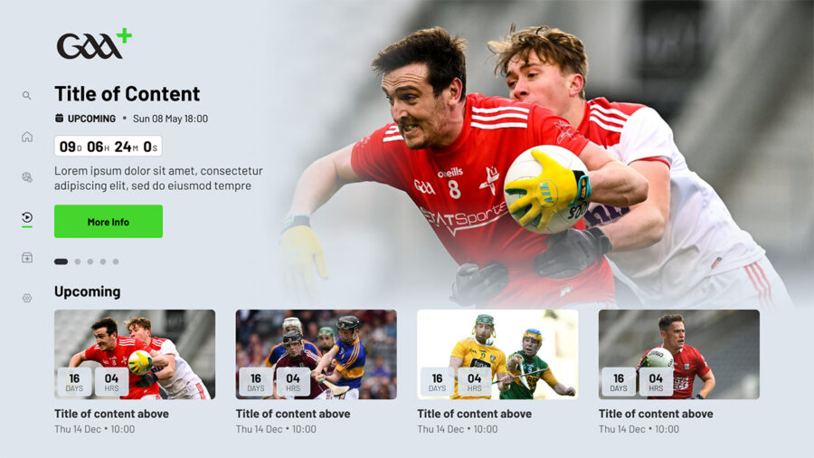 Gaa GAA+ refreshes streaming apps with Simplestream